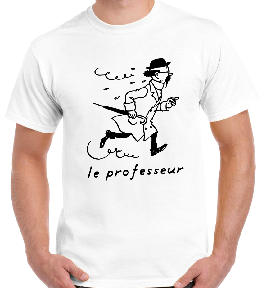 T-shirt Tintin La Fusée Lunaire – Blanc, Taille 12 Ans – Neuf Avec étiquette Officielle
