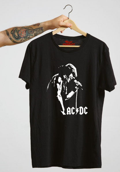 T-shirt  avec BRIAN JOHNSON, AC/DC