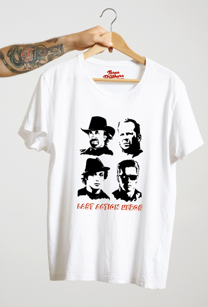 T-shirt Chuck Norris, Bruce Willis, Sylvester Stallone, Arnold Schwarzenegger