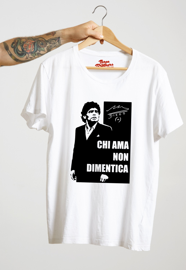 T-shirt MARADONA CHI AMA NON DIMENTICA