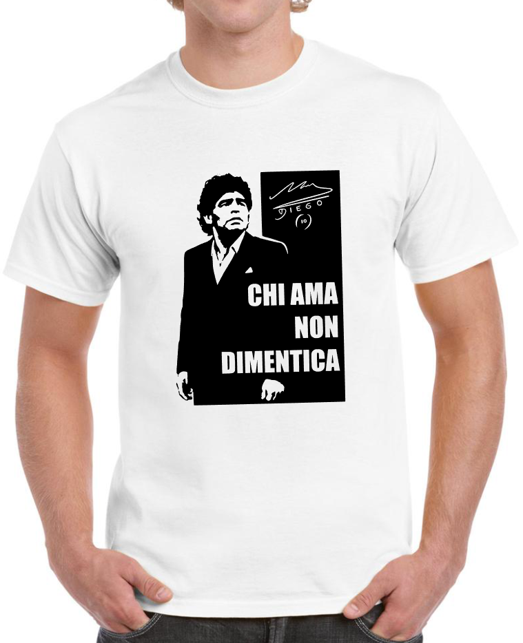 T-shirt MARADONA CHI AMA NON DIMENTICA
