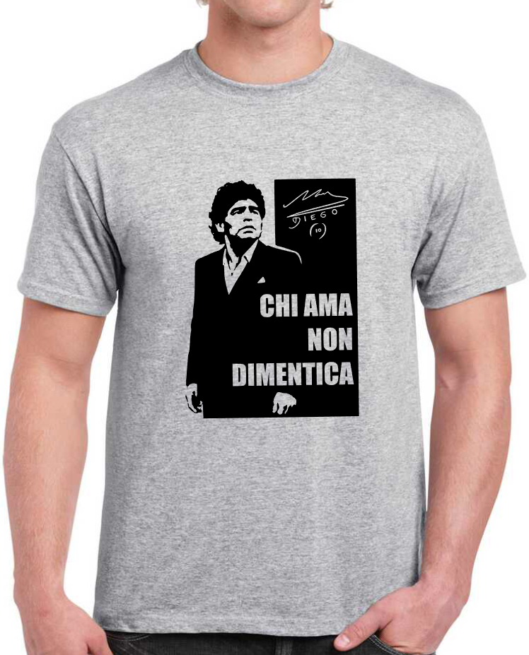 T-shirt MARADONA CHI AMA NON DIMENTICA