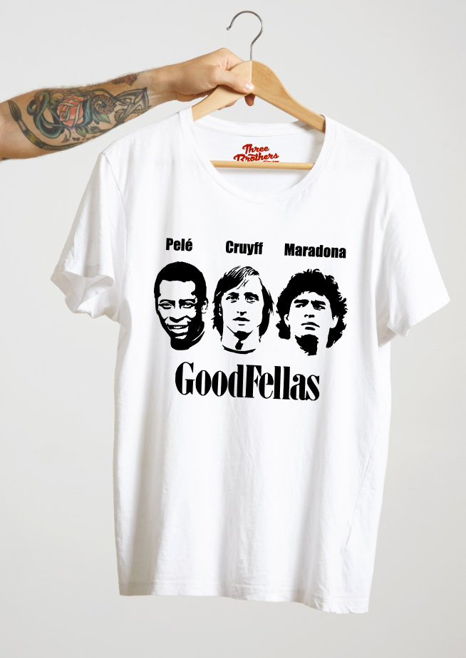 T-shirt GOODFELLAS, PELÉ, CRUYFF, MARADONA