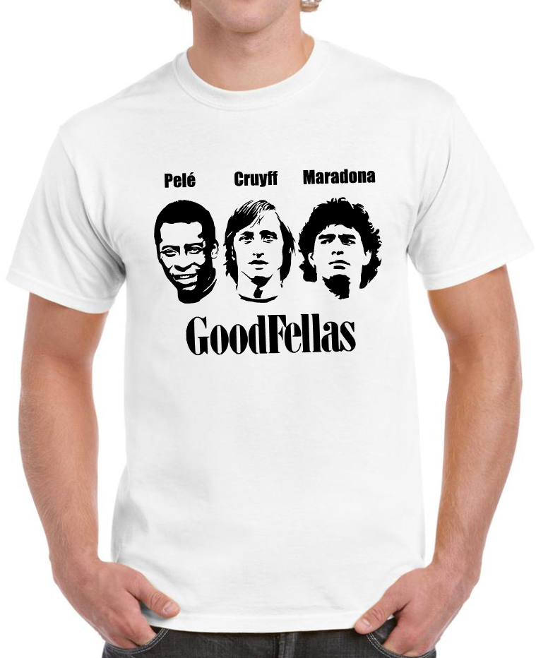 T-shirt GOODFELLAS, PELÉ, CRUYFF, MARADONA