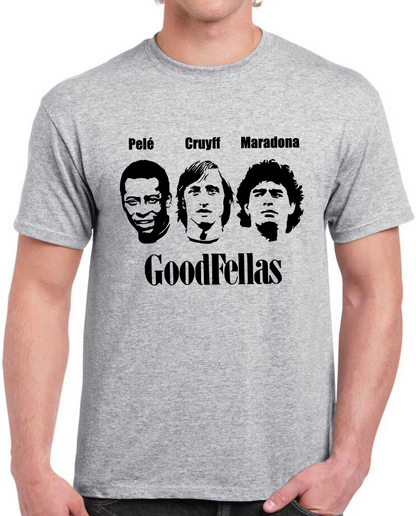 T-shirt GOODFELLAS, PELÉ, CRUYFF, MARADONA