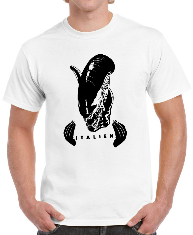T-shirt with ALIEN E.T.