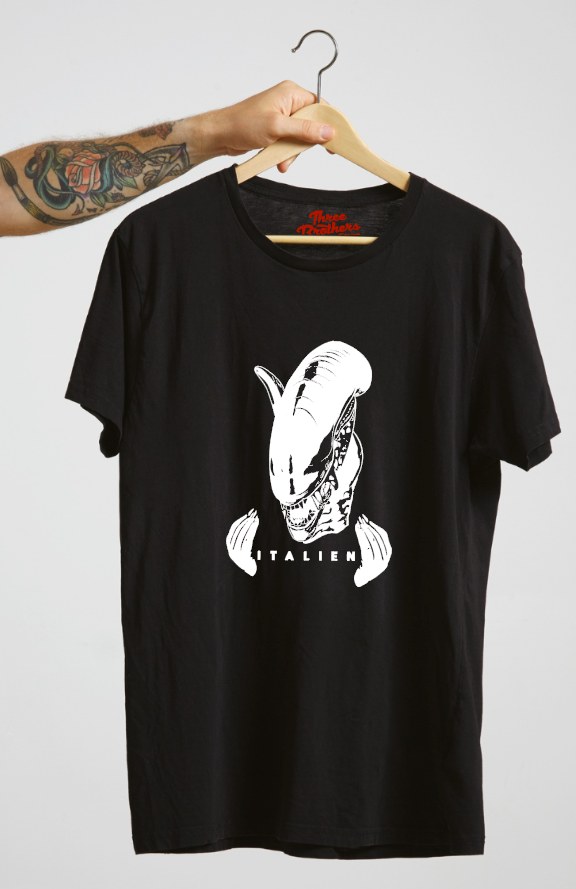 T-shirt with ALIEN E.T.