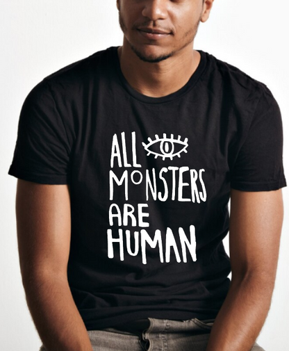 Camiseta ALL MONSTERS ARE HUMAN