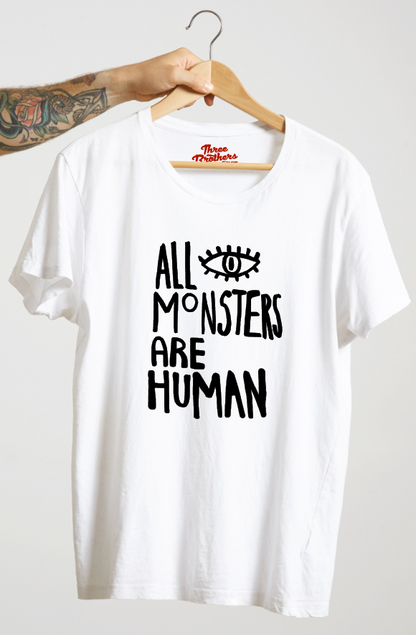 Camiseta ALL MONSTERS ARE HUMAN