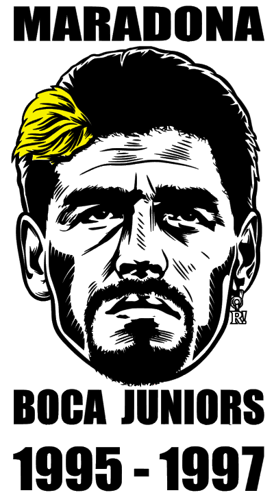 T-shirt DIEGO MARADONA BOCA JUNIORS