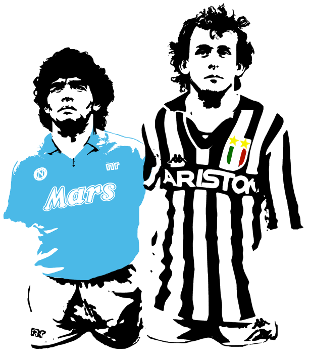T-shirt MARADONA PLATINI