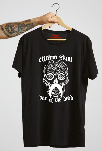 T-shirt CHICANO SKULL, DAY OF THE DEAD