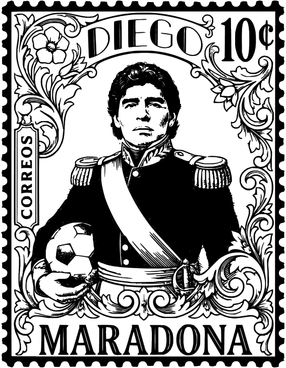 T-shirt CAPTAIN MARADONA