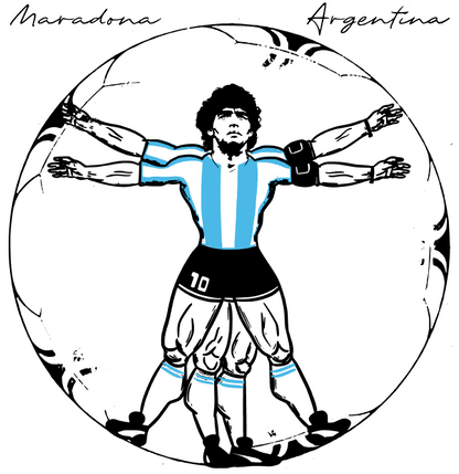 T-shirt MARADONA
