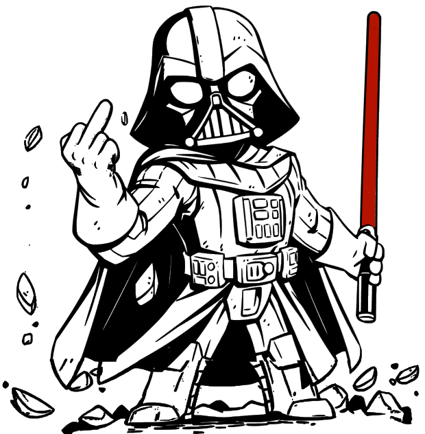 T-shirt  avec DARK VADOR