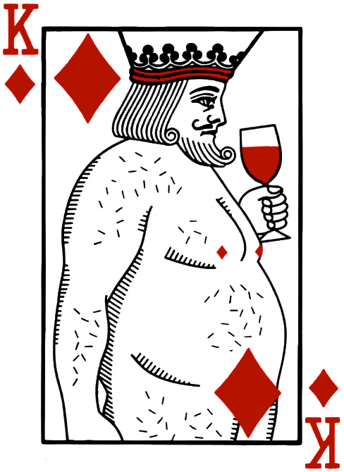 T-shirt FOUR OF KING