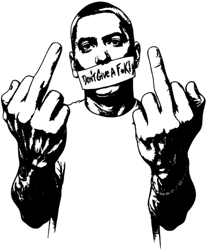 T-shirt with EMINEM