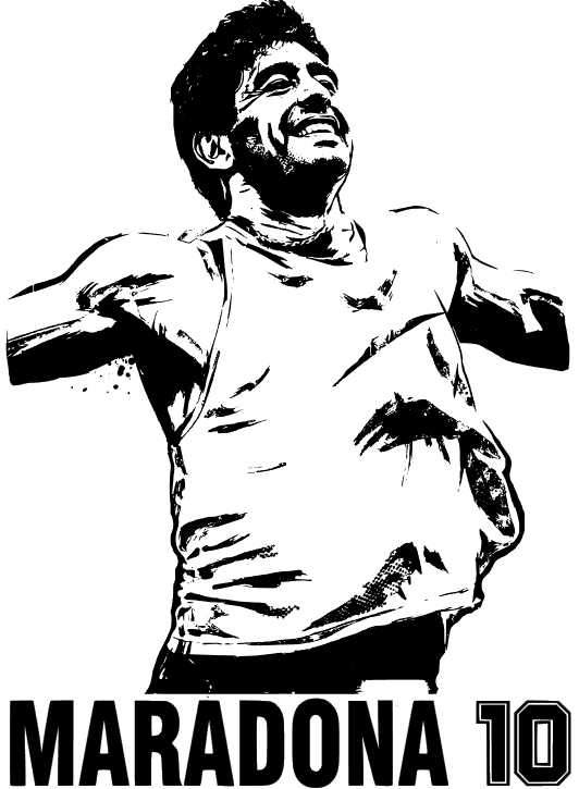 T-shirt MARADONA