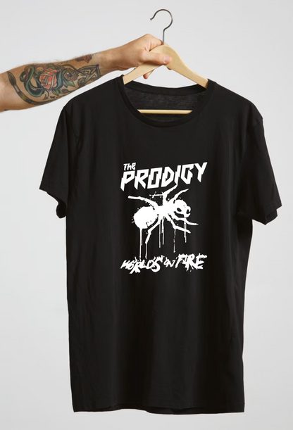 T-shirt THE PRODIGY WORLDS ON FIRE