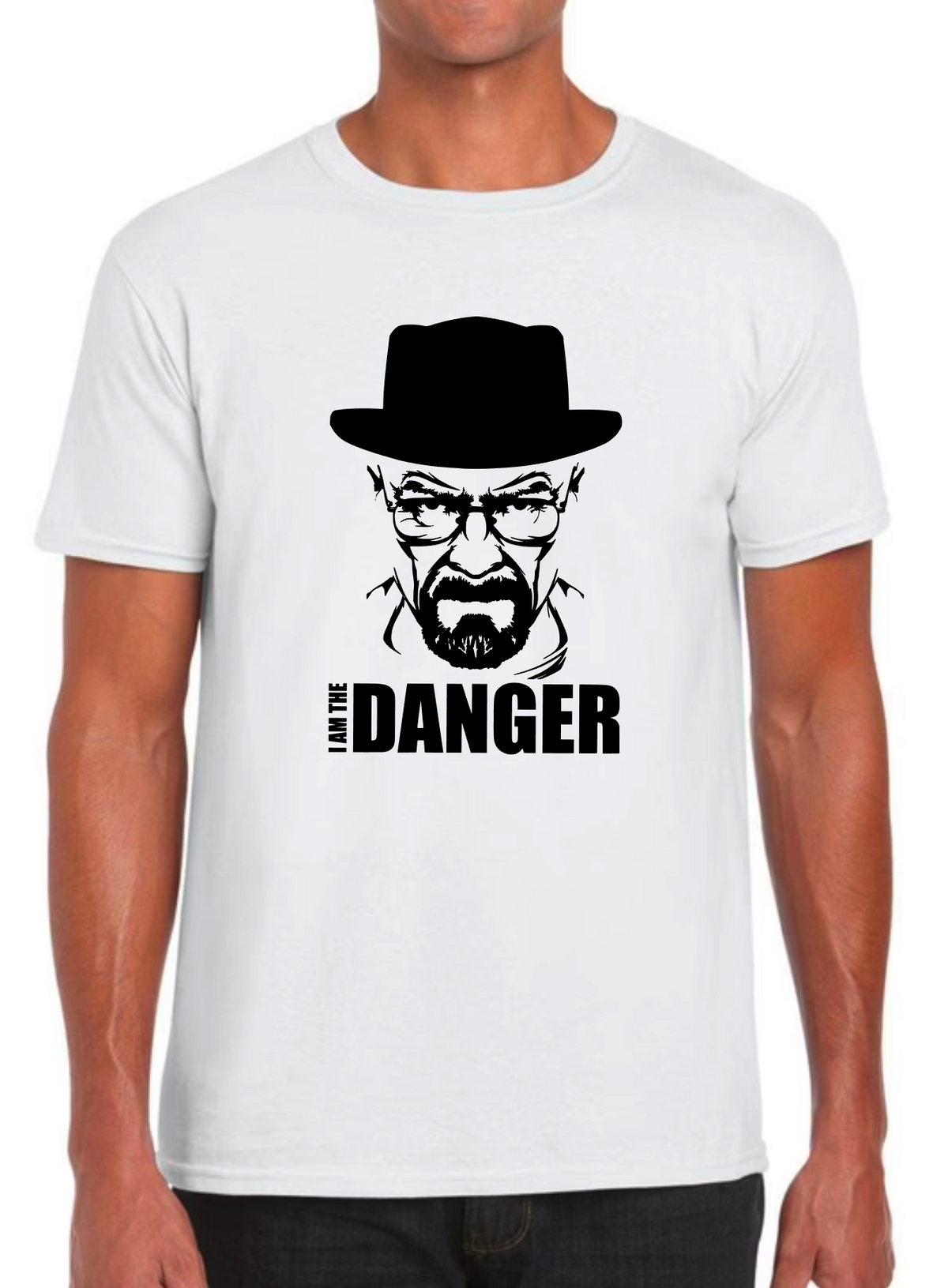 T-shirt WALTER WHITE, BREAKING BAD :  I AM THE DANGER