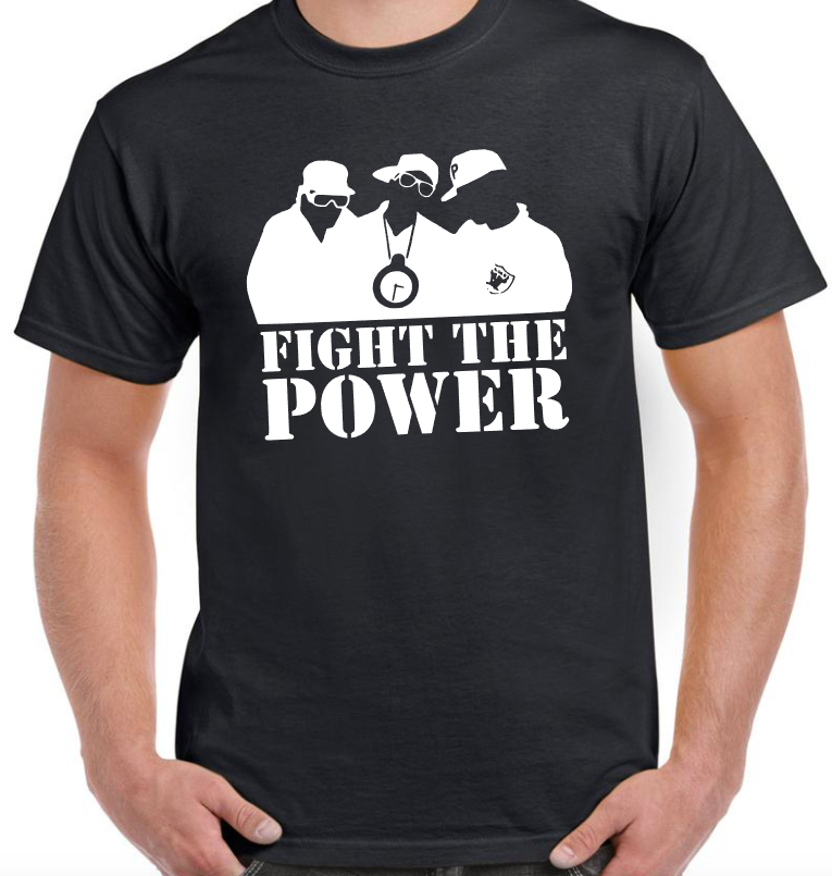 T-shirt avec PUBLIC ENEMY, FIGHT THE POWER