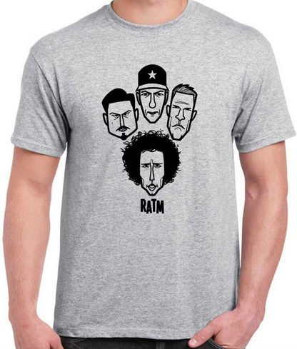 T-shirt with RAGE AGAINST THE MACHINE