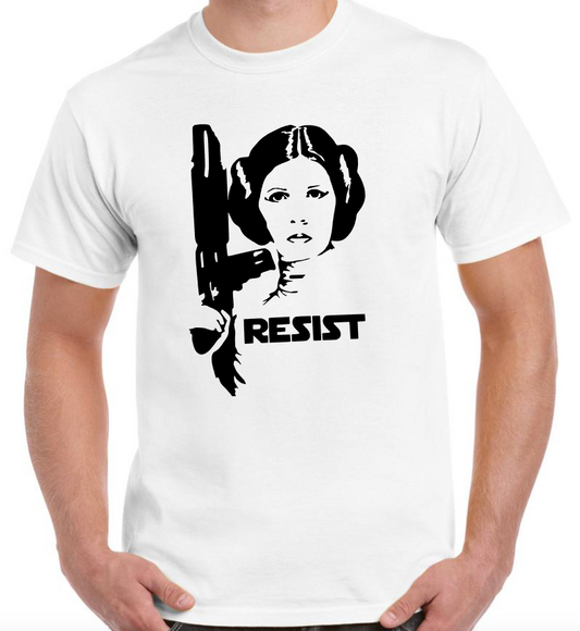 T-shirt STAR WARS with princess LEA, RESIST