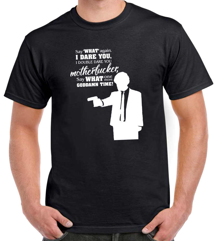 T-shirt with JULES (Samuel L. Jackson) in PULP FICTION