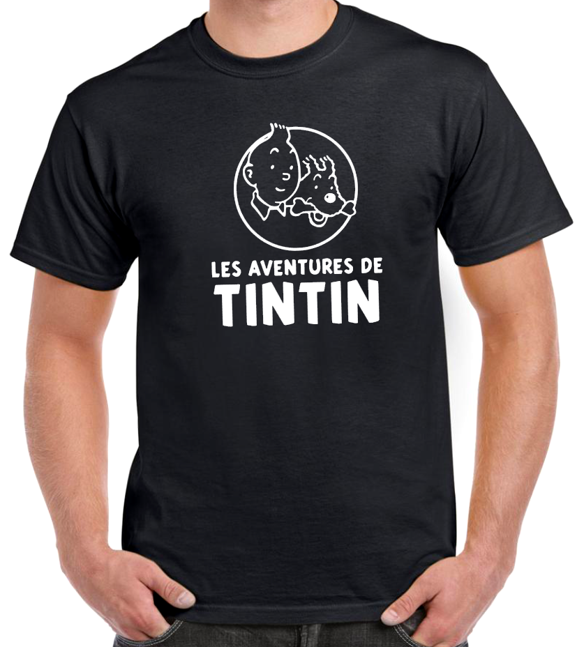 T-shirt with TINTIN and MILOU