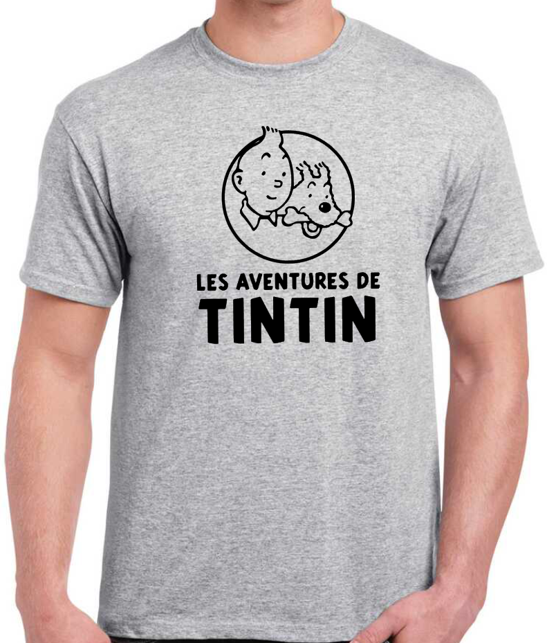 T-shirt with TINTIN and MILOU