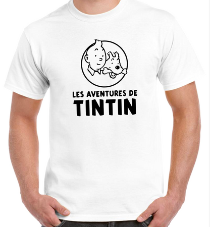 T-shirt with TINTIN and MILOU