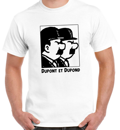 T-shirt avec DUPONT ET DUPOND dans LES AVENTURES DE TINTIN