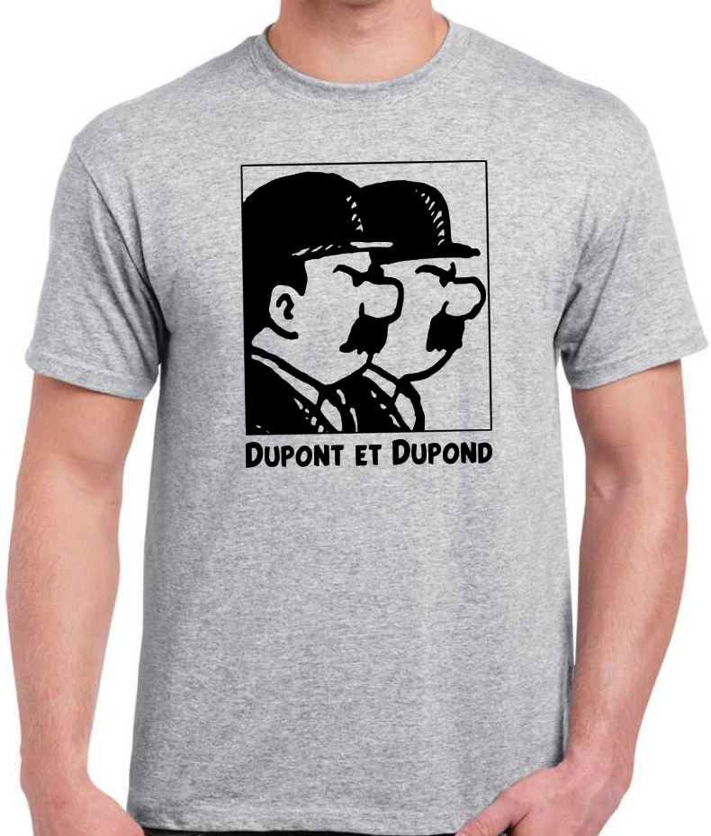 T-shirt avec DUPONT ET DUPOND dans LES AVENTURES DE TINTIN