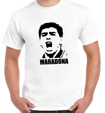 T-shirt with MARADONA