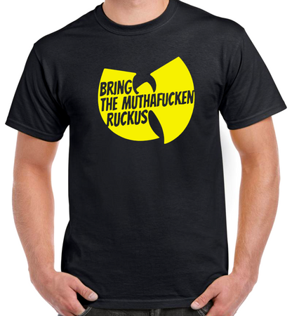 T-shirt avec WU-TANG CLAN, BRING THE MUTHAFUCKEN RUCKUS