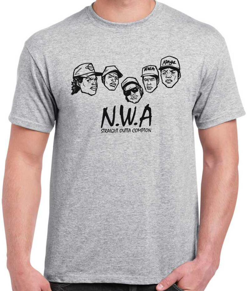 T-shirt avec NWA STRAIGHT OUTTA COMPTON