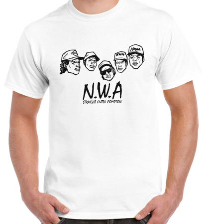 T-shirt avec NWA STRAIGHT OUTTA COMPTON