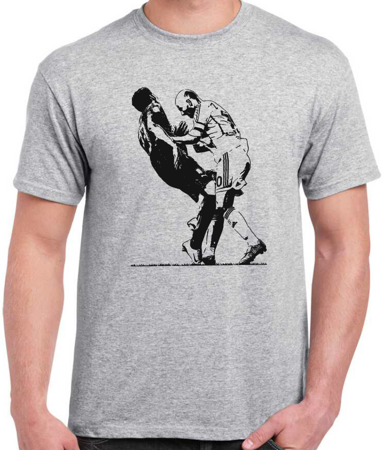 T-shirt avec ZIDANE VS MATERAZZI