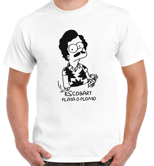 T-shirt avec ESCOBART, PLATA O PLOMO