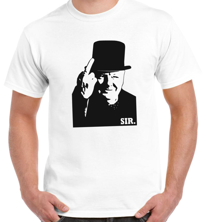 T-shirt avec SIR WINSTON CHURCHILL