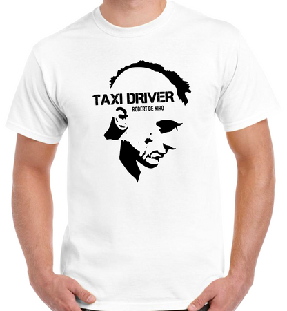 T-shirt with TAXI DRIVER, TRAVIS BICKLE