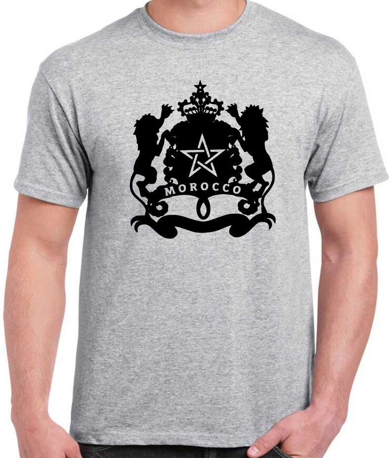 T-shirt avec LES ARMOIRIES DU MAROC