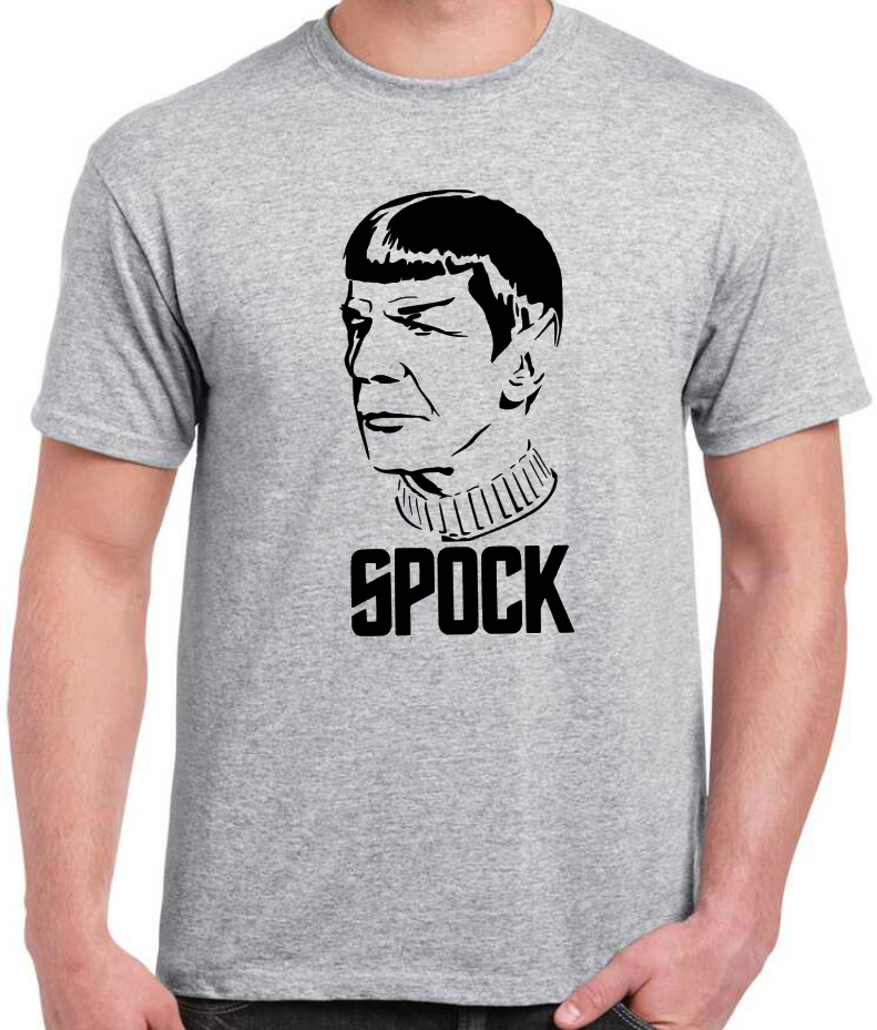 T-shirt with SPOCK in STAR TREK