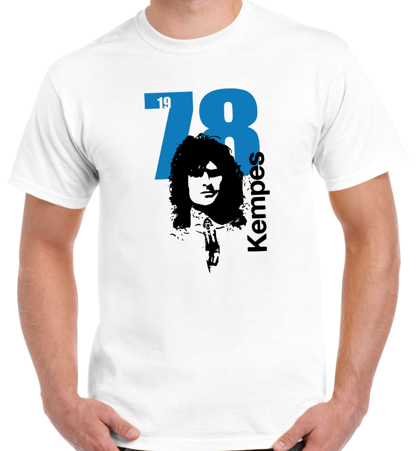 T-shirt avec MARIO KEMPES 1978