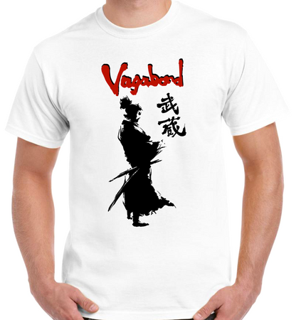 T-shirt with VAGABOND MUSASHI MIYAMOTO