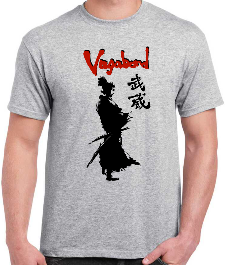 T-shirt with VAGABOND MUSASHI MIYAMOTO