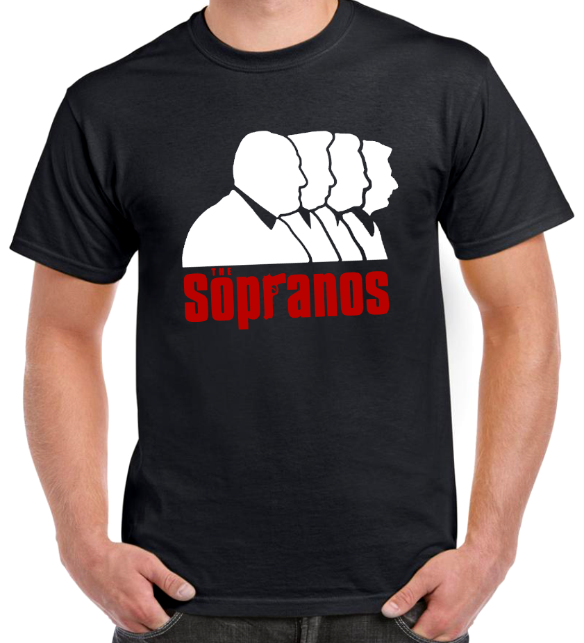 T-shirt THE SOPRANOS with TONY, SILVIO, PAULIE, AND CHRISTOPHER