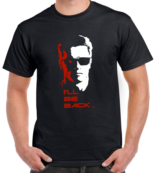 T-shirt avec TERMINATOR 2, I'LL BE BACK