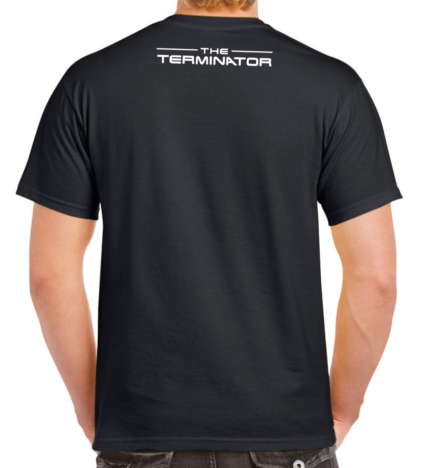 T-shirt avec TERMINATOR 2, I'LL BE BACK