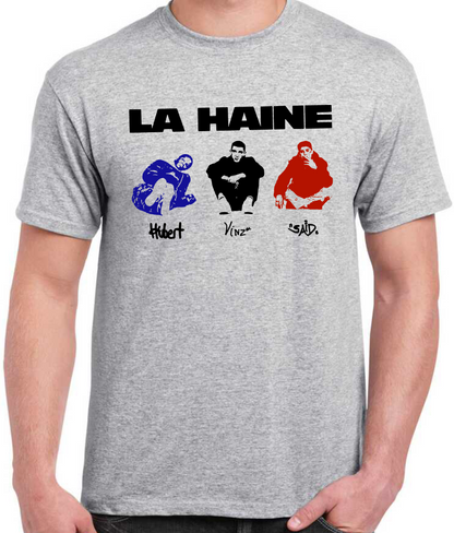 T-shirt LA HAINE, avec HUBERT, VINZ, et SAID